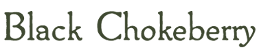 Black Chokeberry Logo